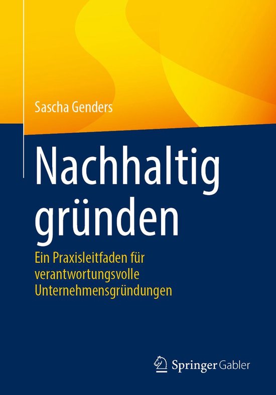 Nachhaltig gründen - cover