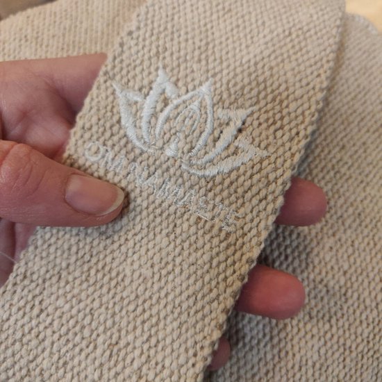 Om Namaste Bolster Design Jute - Yogabolster - beige van Om Namaste — afbeelding 2