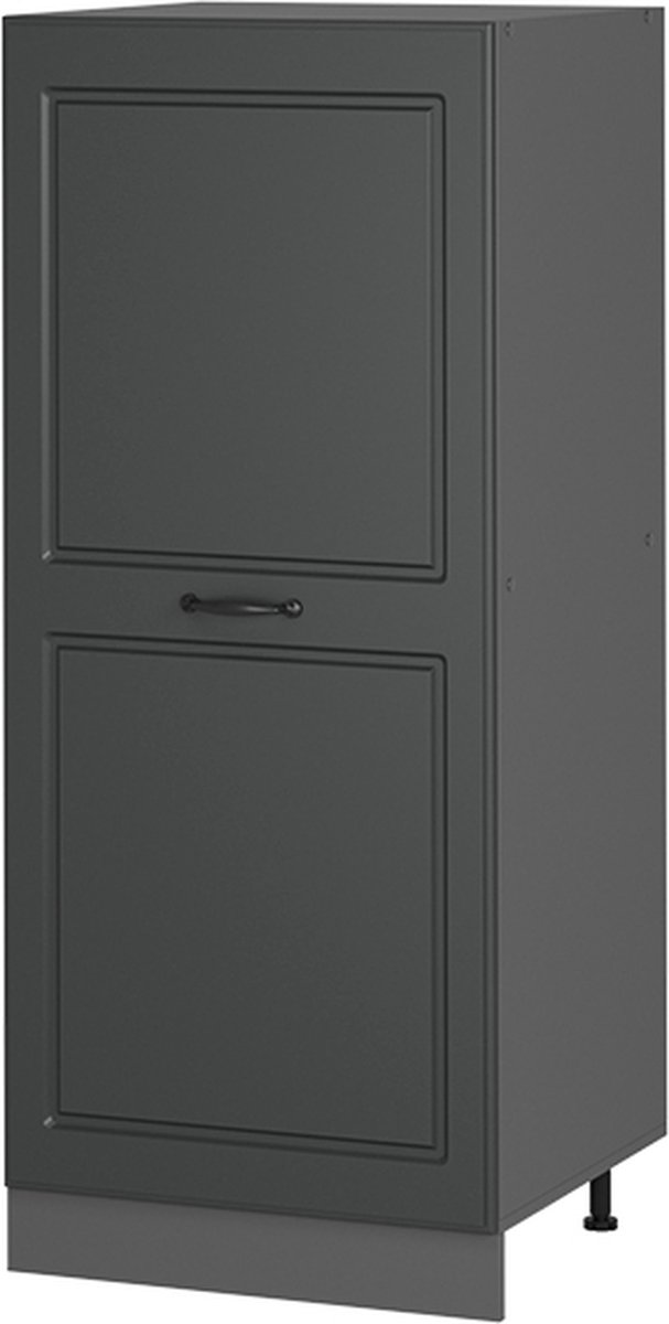 Vicco R-Line Hoge kast – 60 cm Antraciet landhuis Antraciet landelijk/Antraciet