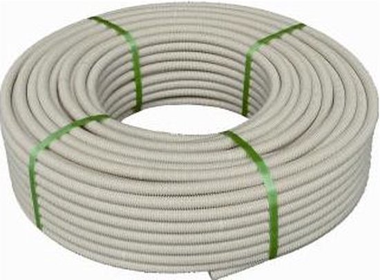 Tuyau flexible PIPELIFE avec couche intérieure extra lisse 16 mm - crème par rouleau de 100 mètres (1196020303)