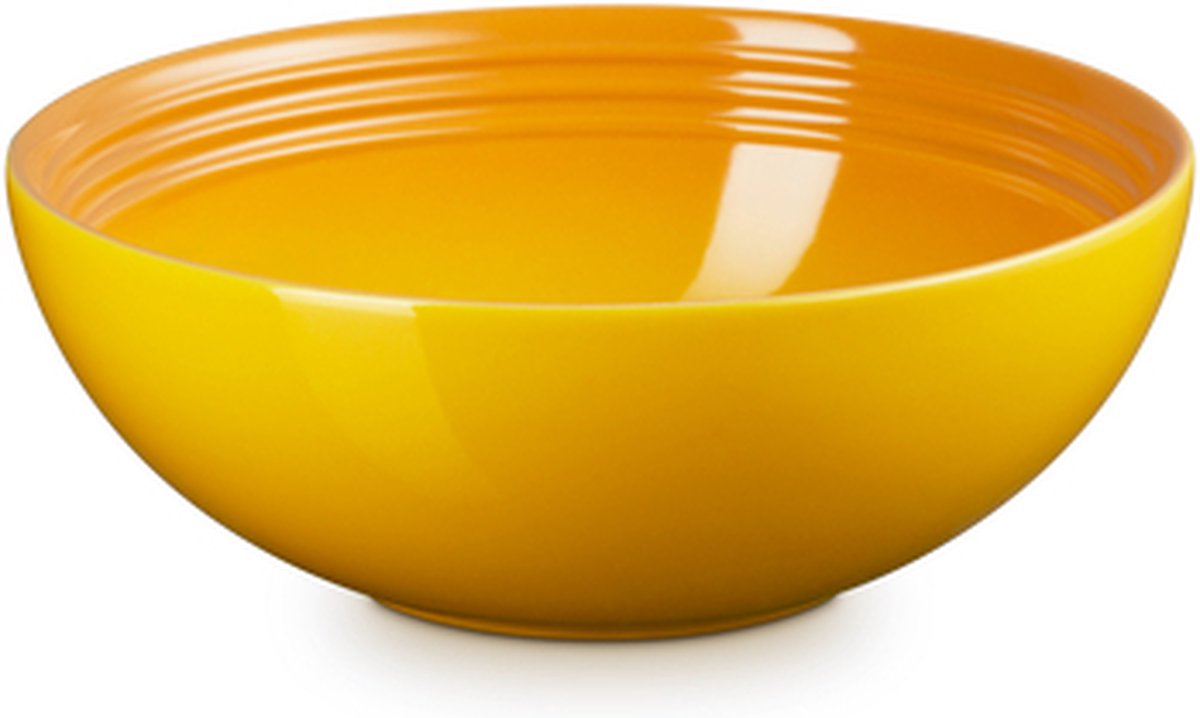 Le Creuset 2 aardewerken saladeschalen Nectar 24cm 2,2l