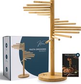 Kitchenz® Pasta Droogrek XL - Pasta Rek - Pasta Maken - Droog Rekje - Incl Ebook