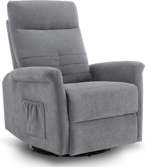 M MCombo Fauteuil TV électrique Avec Aide Au Levage, Fauteuil Relaxant Avec Fonction Allongée, Fauteuil Pour Personnes âgées, Fauteuil TV Avec Fonction Allongée Jusqu'à 140°, Avec USB 7299