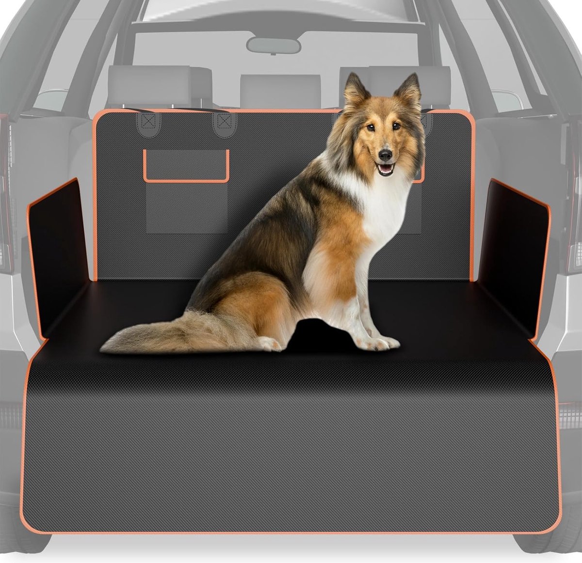 Candala Kofferbakbeschermer hond met tas bumper bescherming waterdichte krasbestendige kofferbak beschermingsmat voor auto hondendeken
