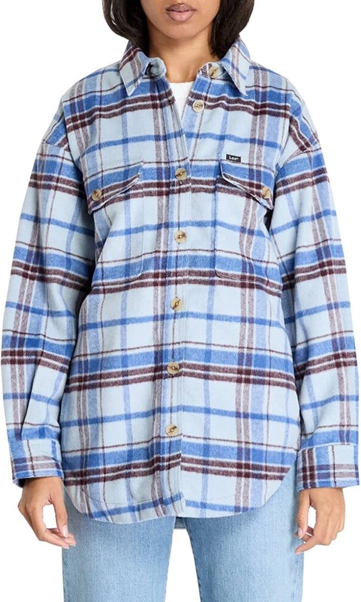Lee Overhemd 112355187–468-GS Vrouw S Blauw