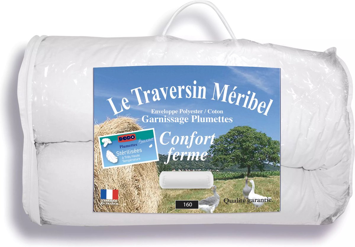 DODO Natuurlijk en stevig rolkussen DODO met dons - L160 x D23 cm - MERIBEL
