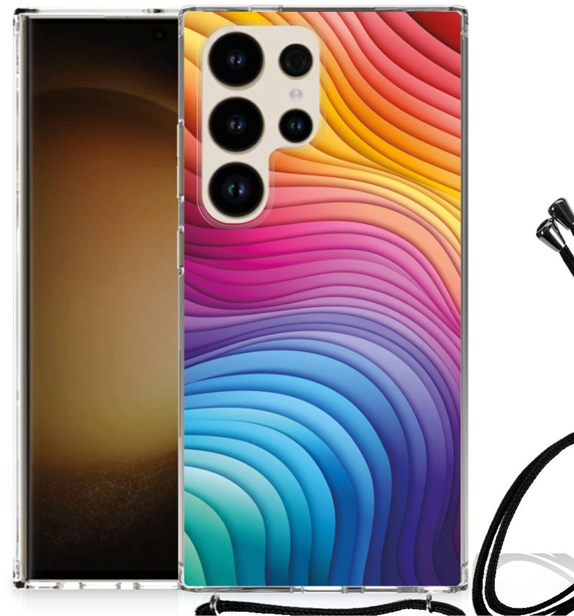 Shockproof Case voor Samsung Galaxy S24 Ultra Regenboog