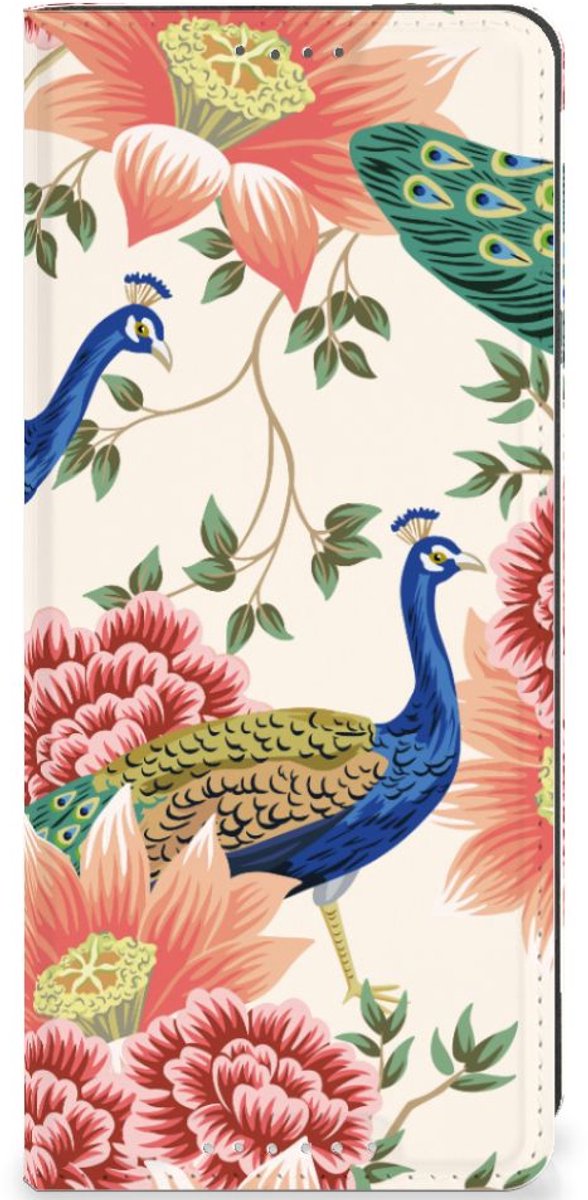 Hoesje maken voor Sony Xperia 5 V Pink Peacock
