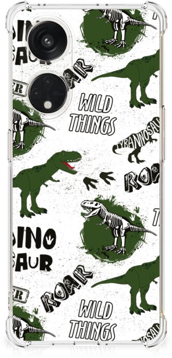 Case Anti-shock voor OPPO A98 Dinosaurus