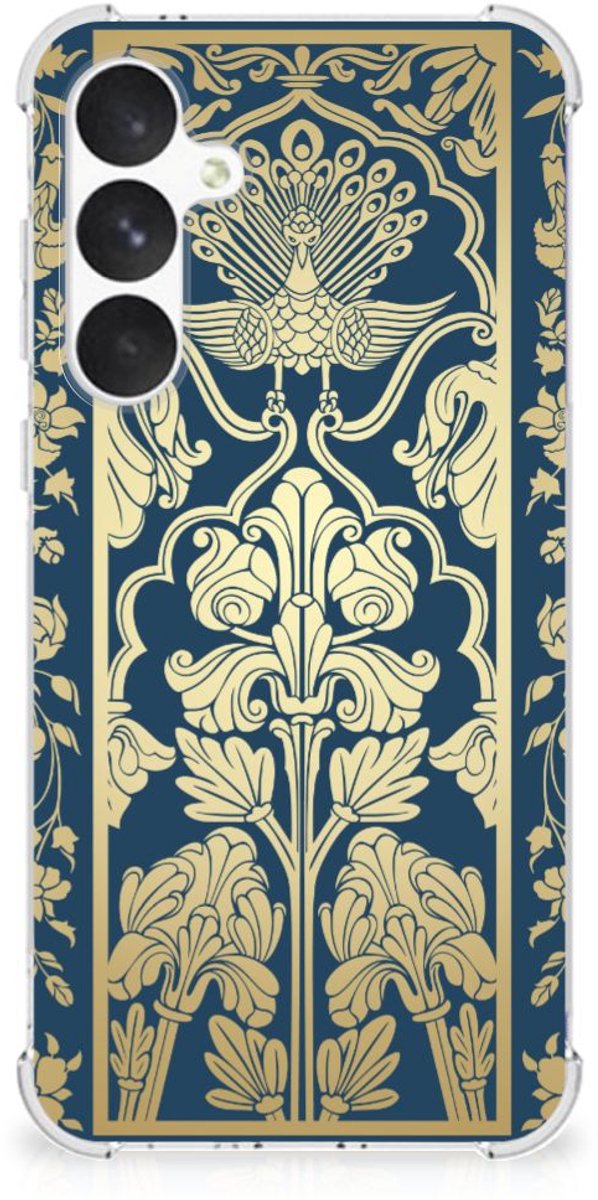 Samsung Galaxy A55 Case Beige Flowers
