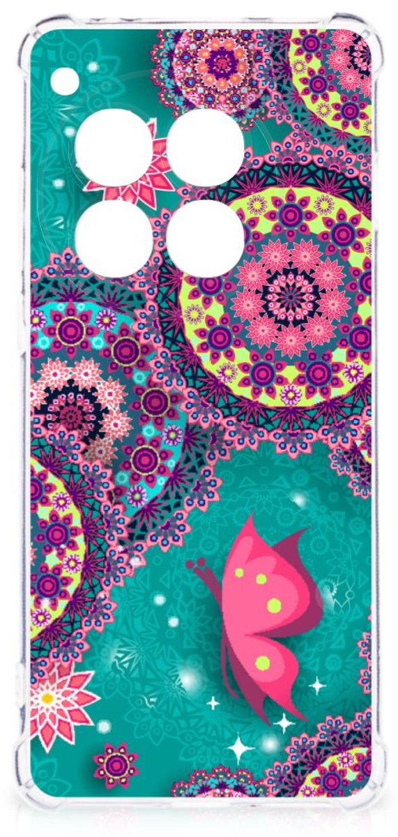 Back Cover voor OnePlus 12 Back Cover Cirkels en Vlinders
