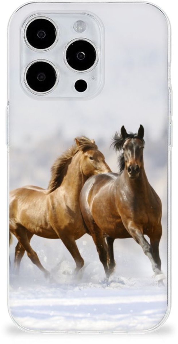 iPhone 15 Pro TPU Hoesje Paarden