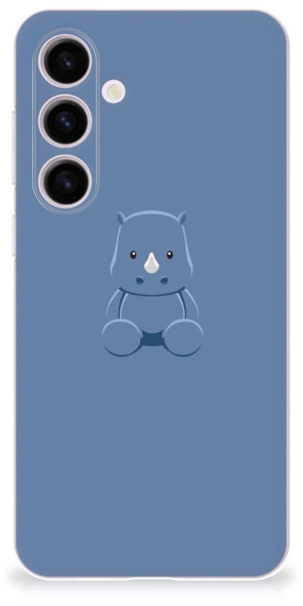 Samsung Galaxy S24 Plus Telefoonhoesje met Naam Baby Rhino