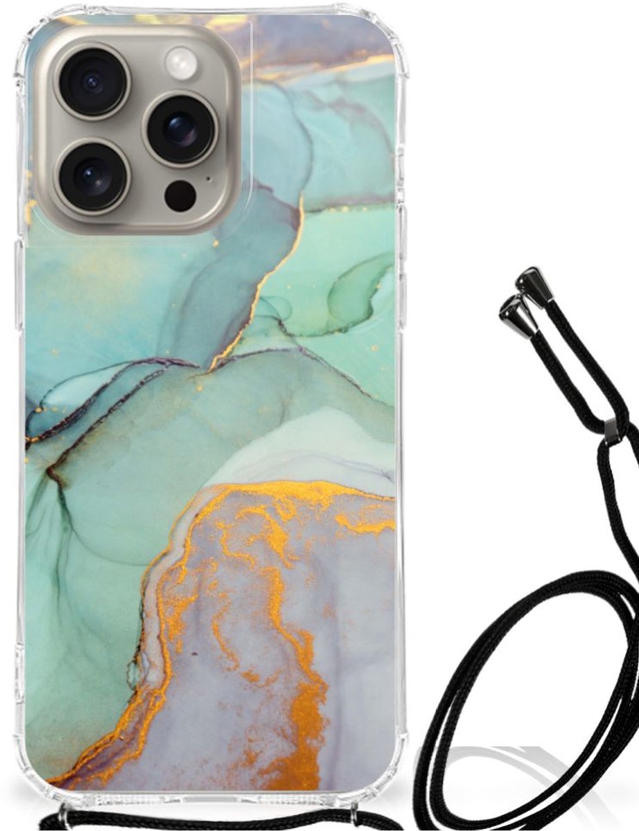 Back Cover voor iPhone 15 Pro Max Watercolor Mix