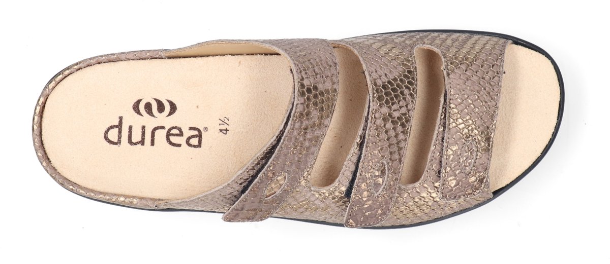Durea Slipper 7369 047 1423 Taupe Wijdte J