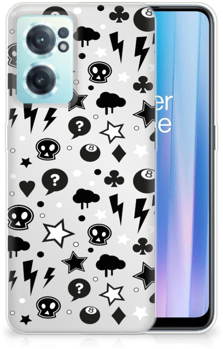 Silicone Back Case OnePlus Nord CE 2 5G Silver Punk