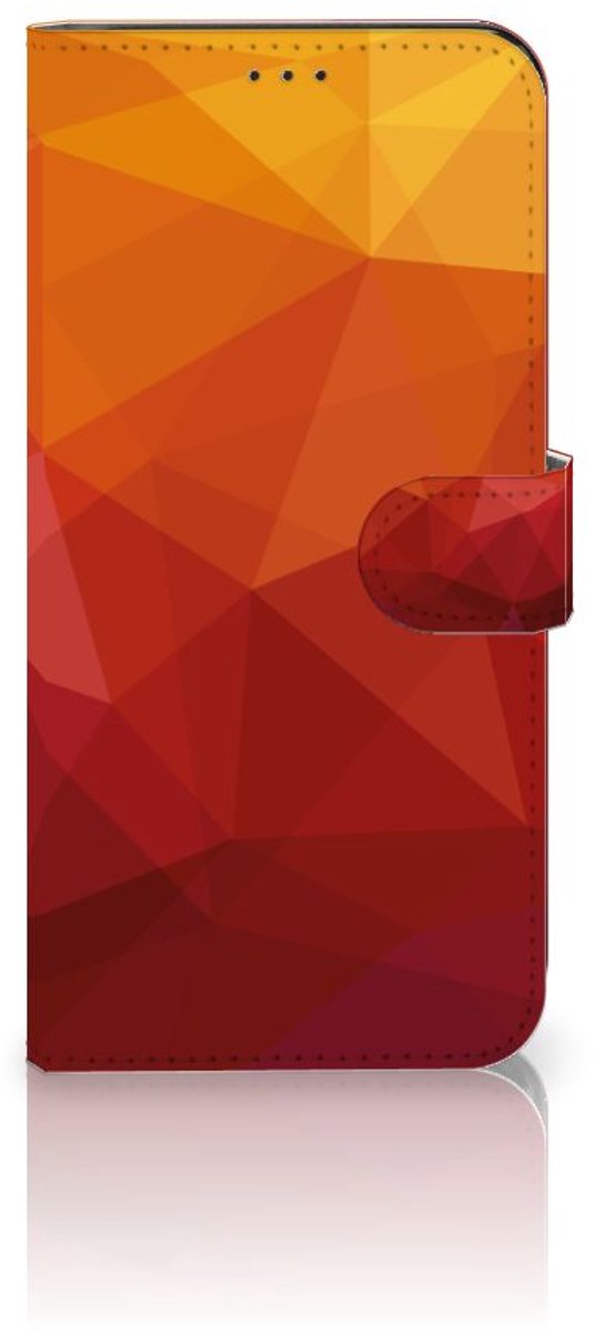 Book Case voor Samsung Galaxy Xcover 6 Pro Polygon Red