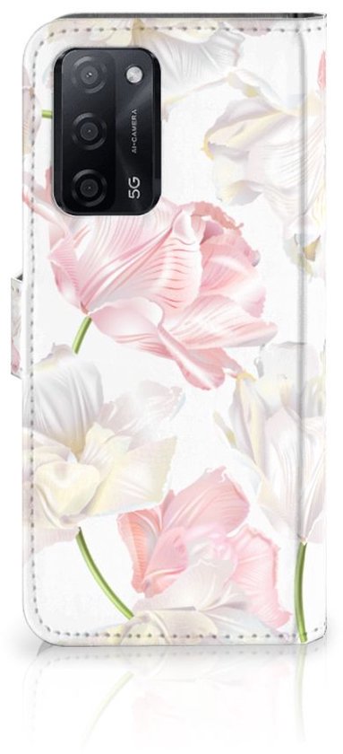 Coque Téléphone OPPO A16 | A16s PU Premium Housse pour Belles Fleurs Cadeau d'anniversaire Petite Amie