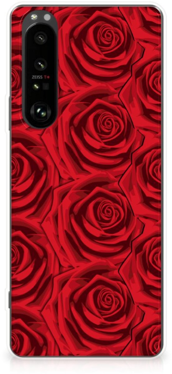 TPU Hoesje voor Sony Xperia 1 III TPU Case Red Roses