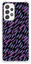Samsung Galaxy A53 5G Doorzichtige Silicone Hoesje Feathers Color