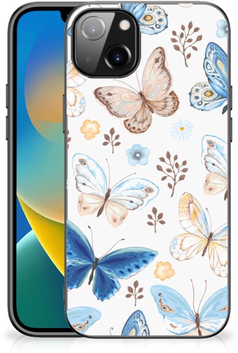Dierenprint Telefoonhoesje voor iPhone 14 Plus Vlinder