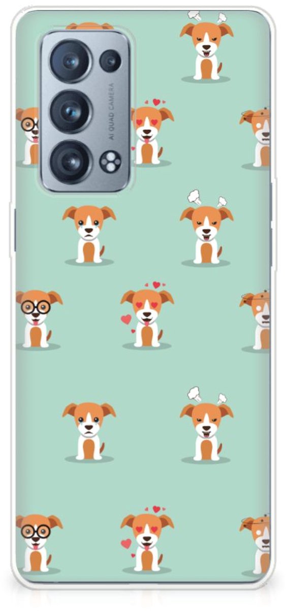 OPPO Reno 6 Pro Plus 5G TPU Hoesje Pups