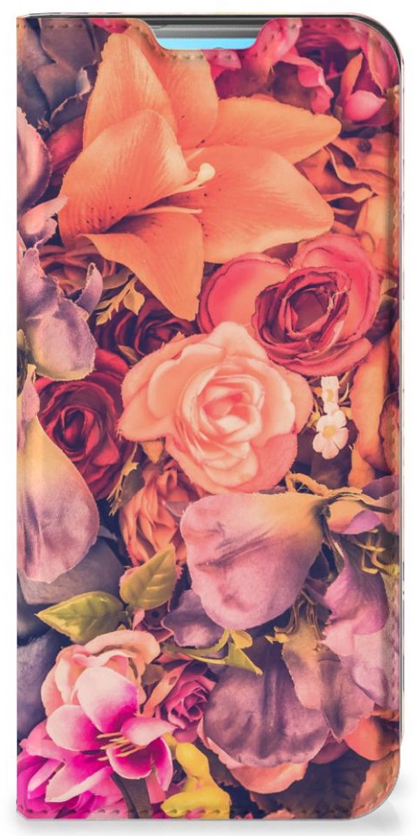 Standcase Hoesje voor Xiaomi Redmi 10 Smart Cover Bosje Bloemen