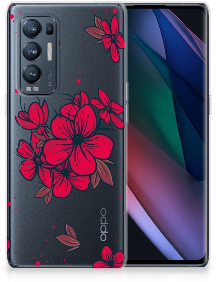 OPPO Find X3 Neo TPU Case Blossom Red