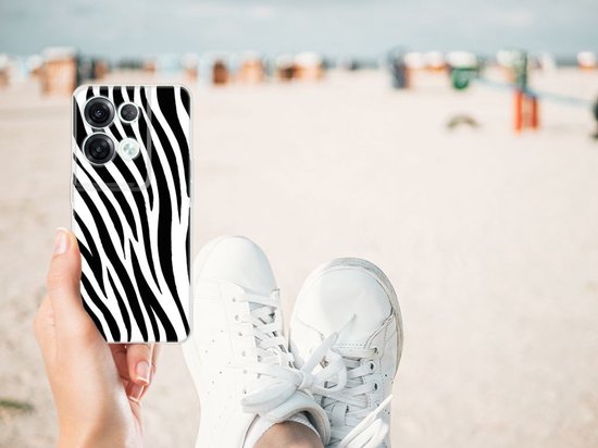 Coque pour OPPO Reno8 Pro Tenphone Etui Coque Zèbre