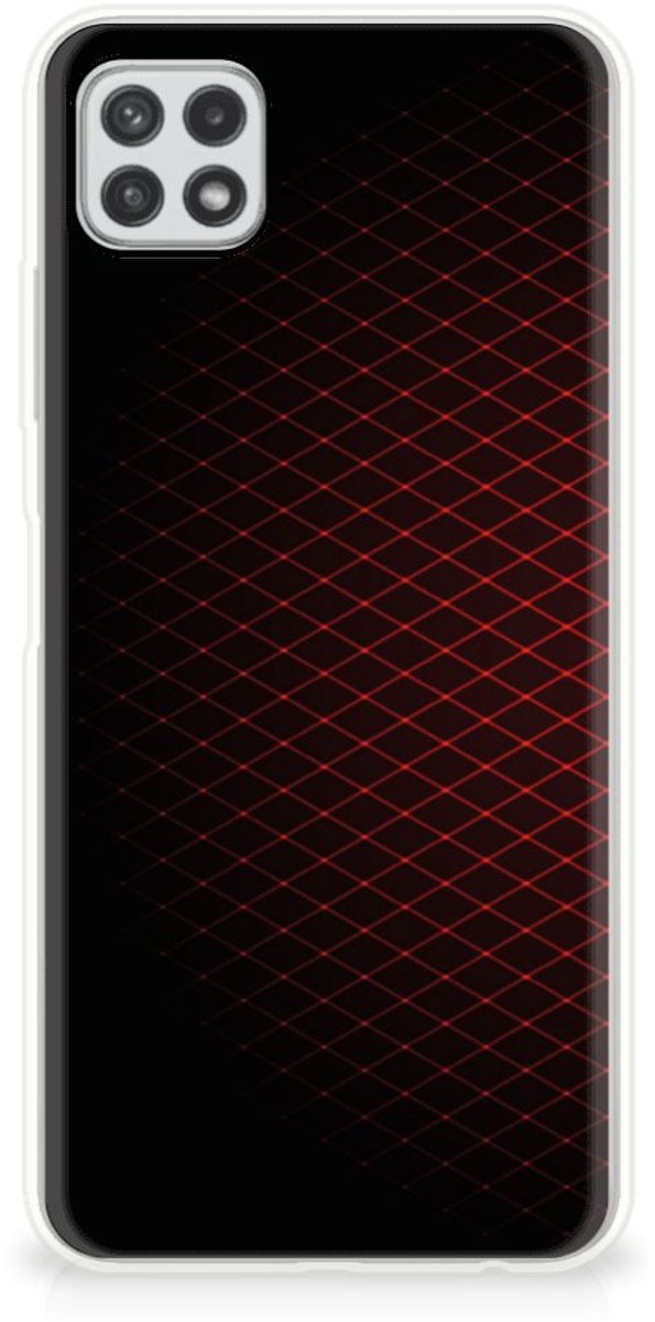 Samsung Galaxy A22 5G TPU bumper Geruit Rood