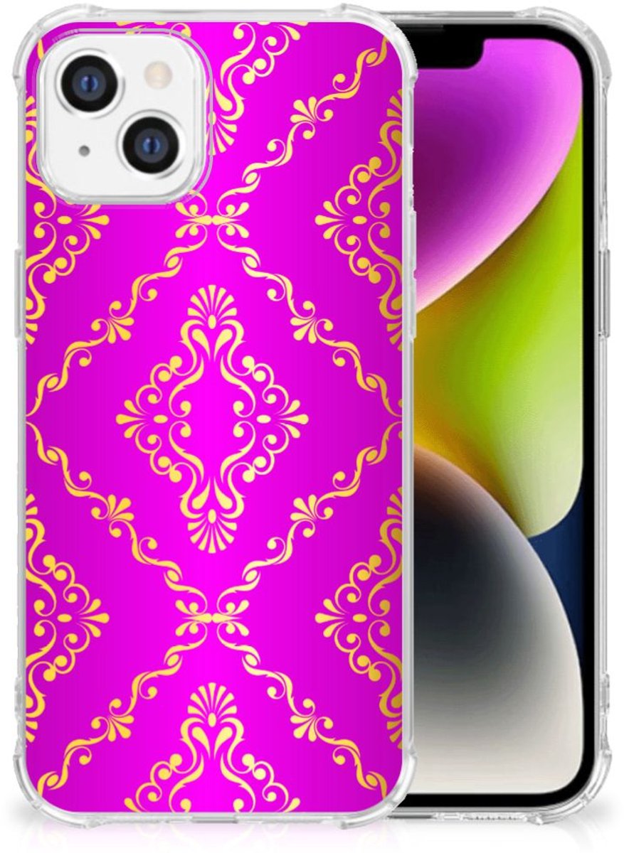 Anti Shock Case iPhone 14 Barok Roze