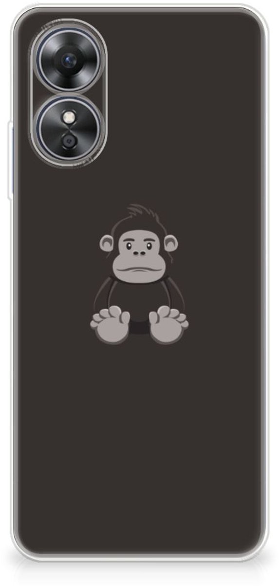 OPPO A17 Telefoonhoesje met Naam Gorilla