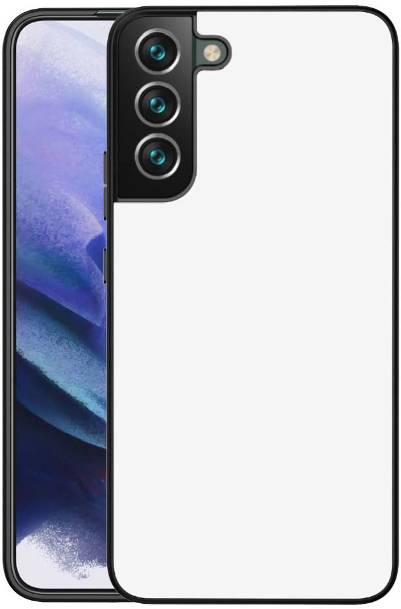 Telefoonhoesje Samsung Galaxy S22 Plus Backcover Zwart/wit