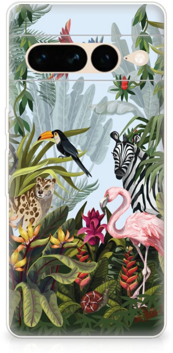 TPU Hoesje voor Google Pixel 7 Pro Jungle