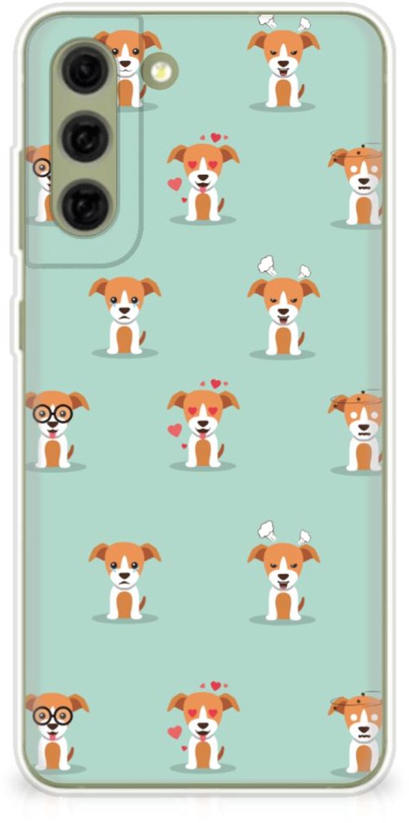 Samsung Galaxy S21FE TPU Hoesje Pups