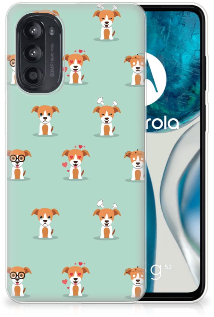 Motorola Moto G52/G82 TPU Hoesje Pups