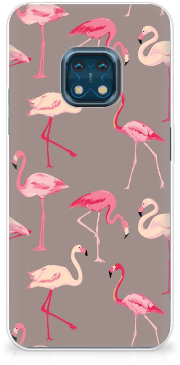 Nokia XR20 TPU Hoesje Flamingo