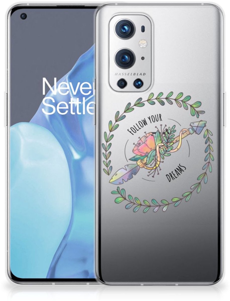 OnePlus 9 Pro Telefoonhoesje met Naam Boho Dreams
