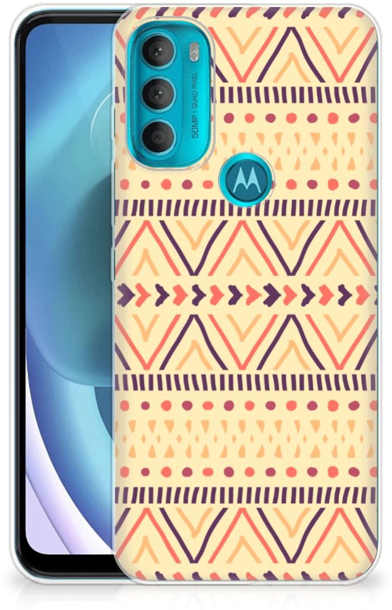 Motorola Moto G71 5G TPU bumper Aztec Yellow