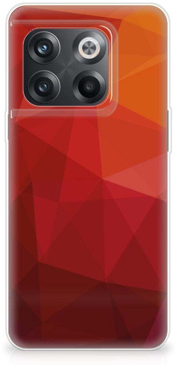 TPU Hoesje voor OnePlus 10T Polygon Red