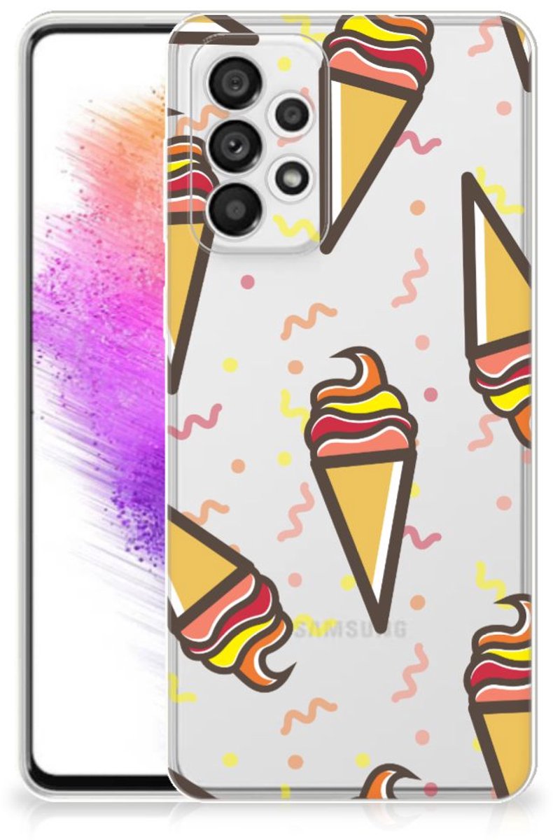 Samsung Galaxy A73 5G Siliconen Case Icecream