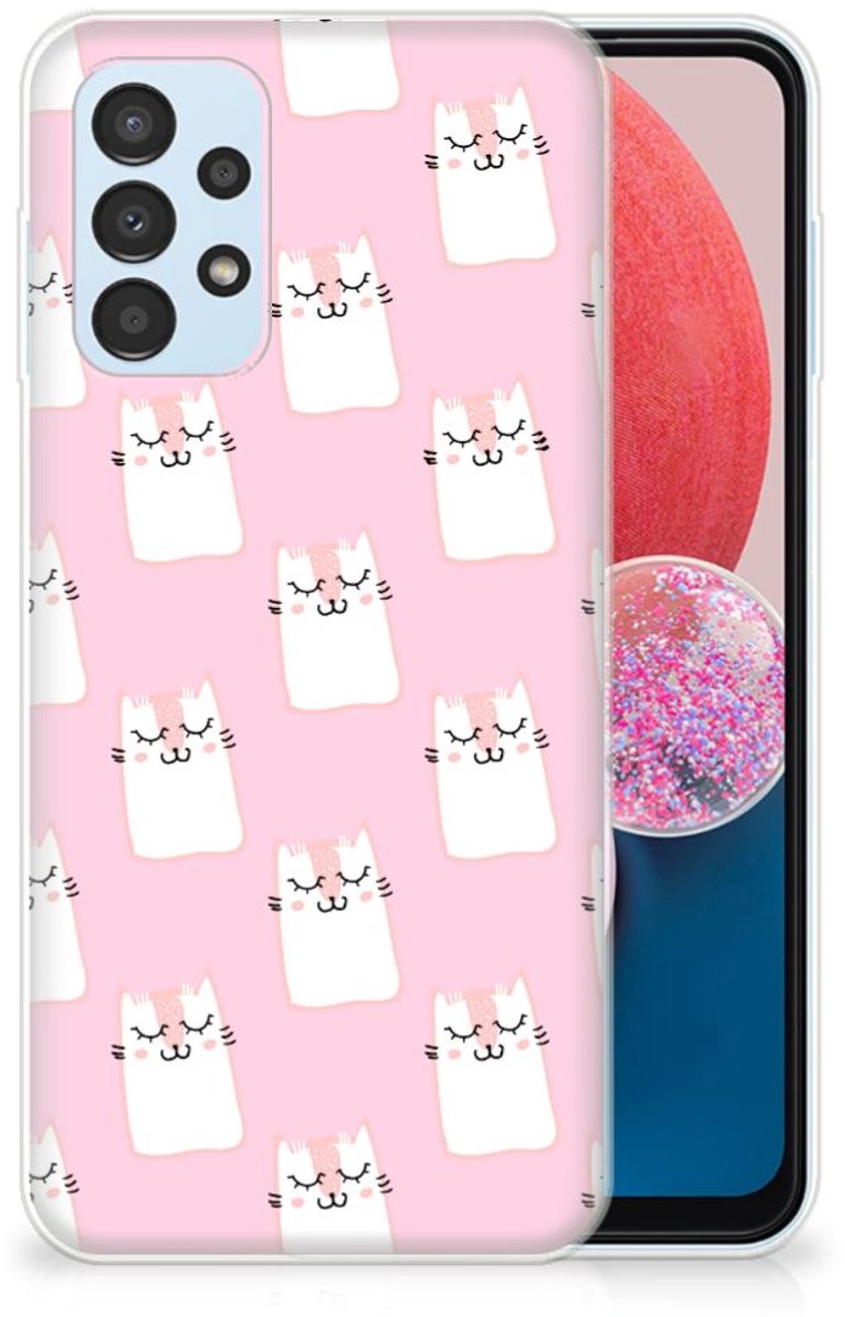 Samsung Galaxy A13 4G TPU Hoesje Sleeping Cats