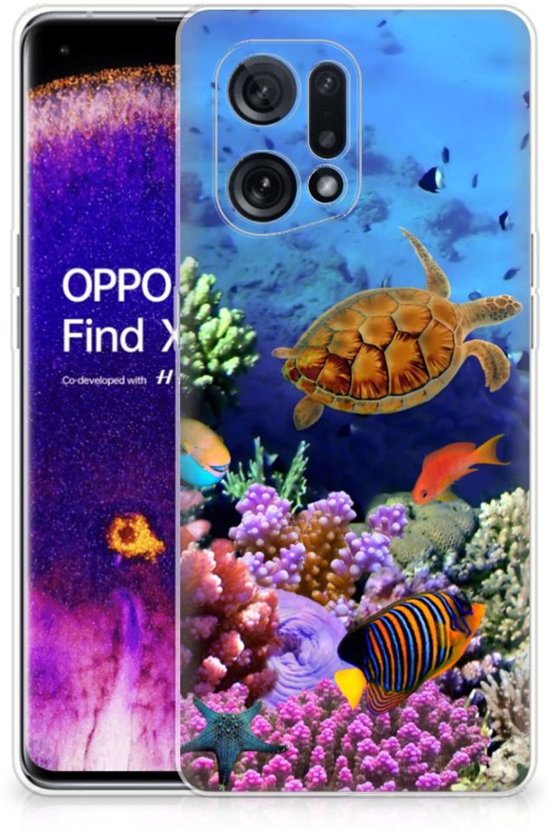 OPPO Find X5 TPU Hoesje Vissen