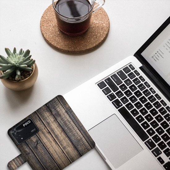 Xiaomi Poco X4 Pro 5G Book Style Case Steigerhout