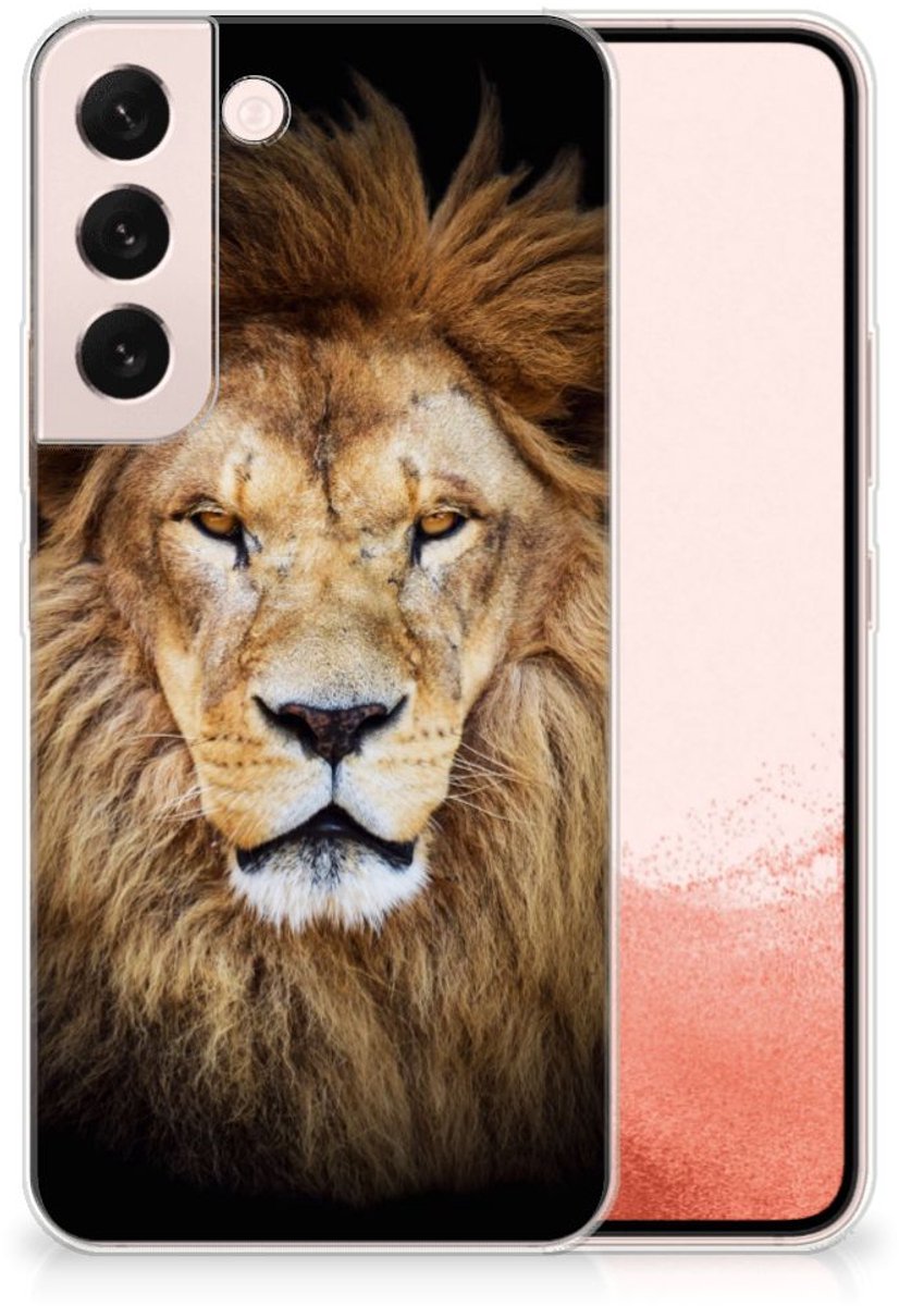 Samsung Galaxy S22 TPU Hoesje Leeuw