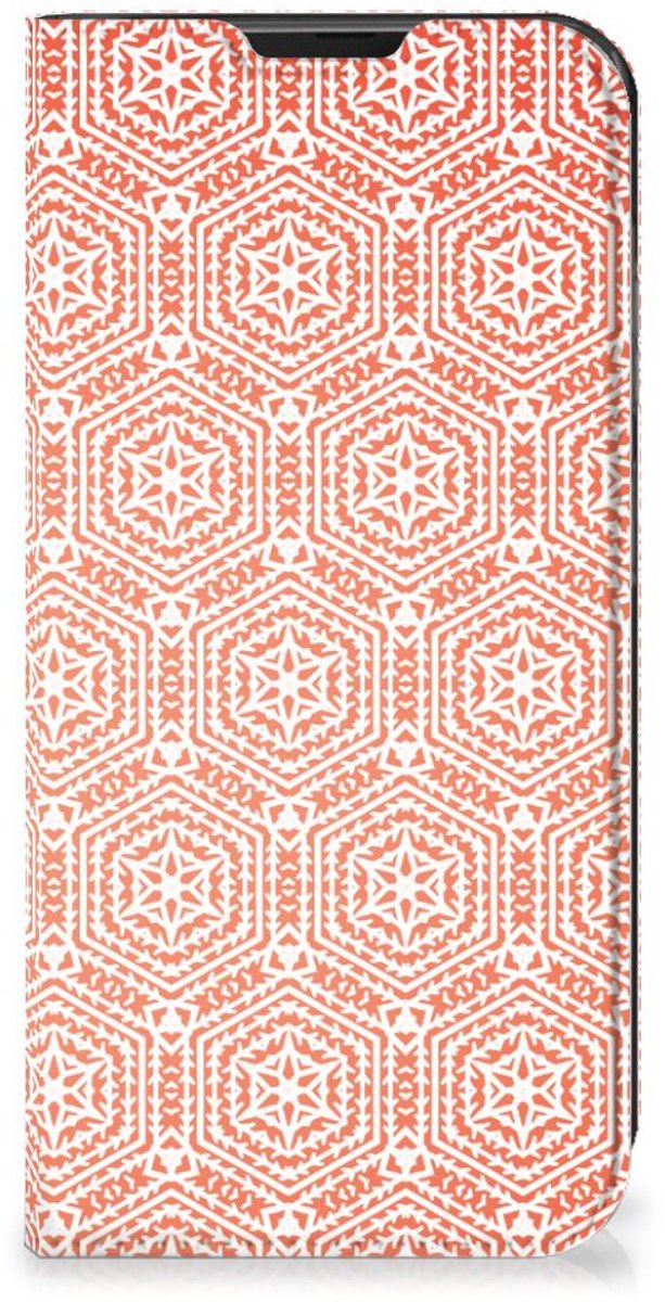 Samsung Galaxy Xcover 6 Pro Hoesje met Magneet Pattern Orange