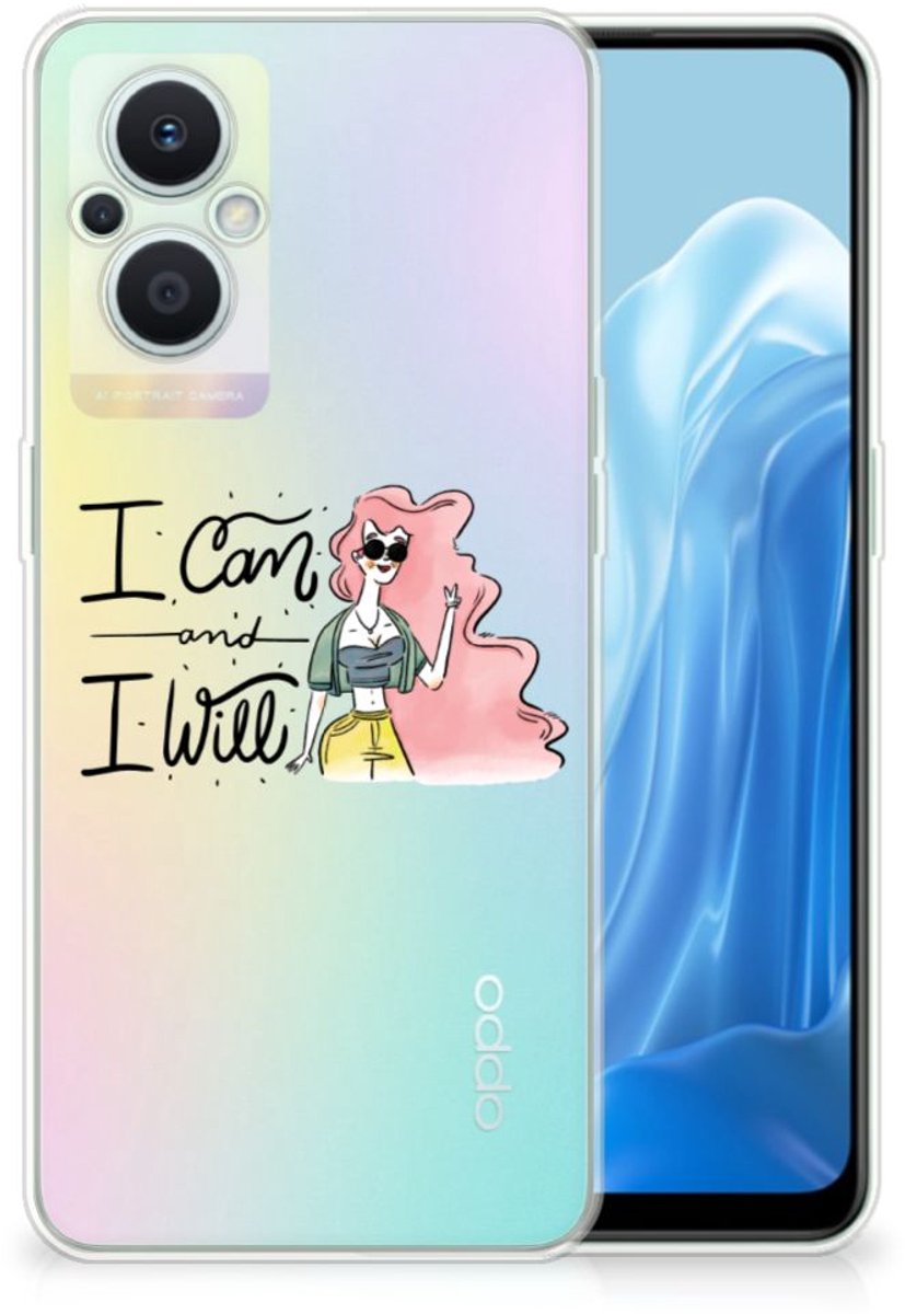 OPPO Reno8 Lite Telefoonhoesje met Naam i Can