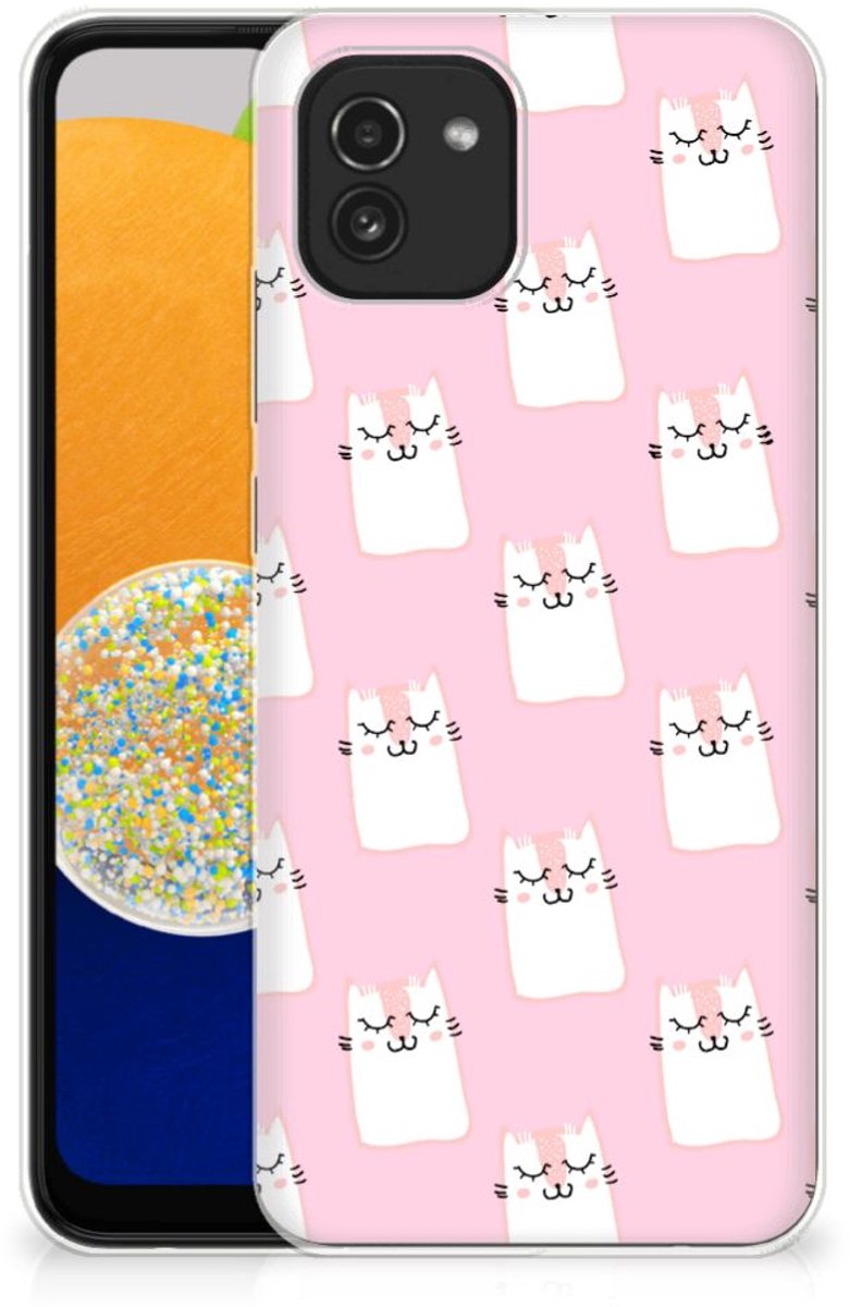 Samsung Galaxy A03 TPU Hoesje Sleeping Cats