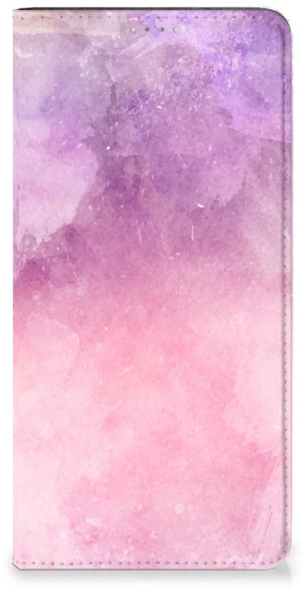 Bookcase Samsung Galaxy A14 5G Pink Purple Paint