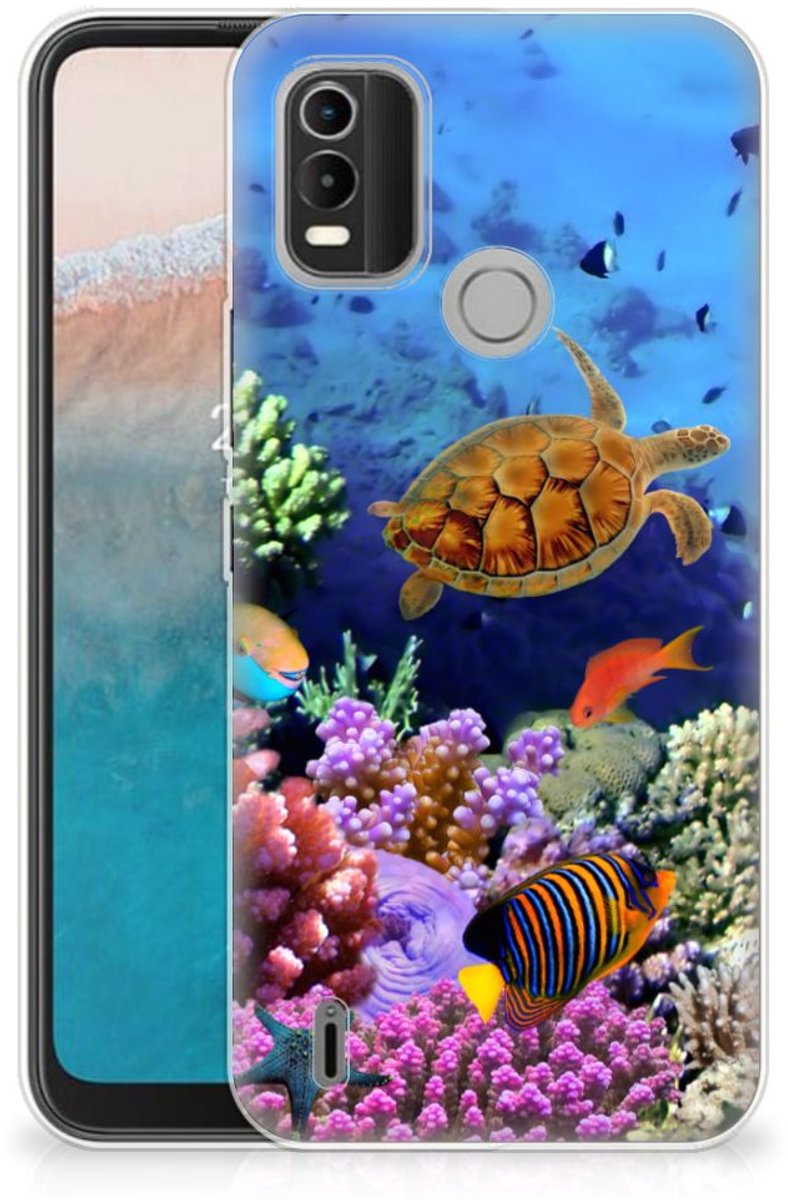 Nokia C21 Plus TPU Hoesje Vissen